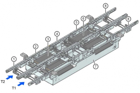 西門子香蕉视频直播D4i PCB 傳送導軌係統